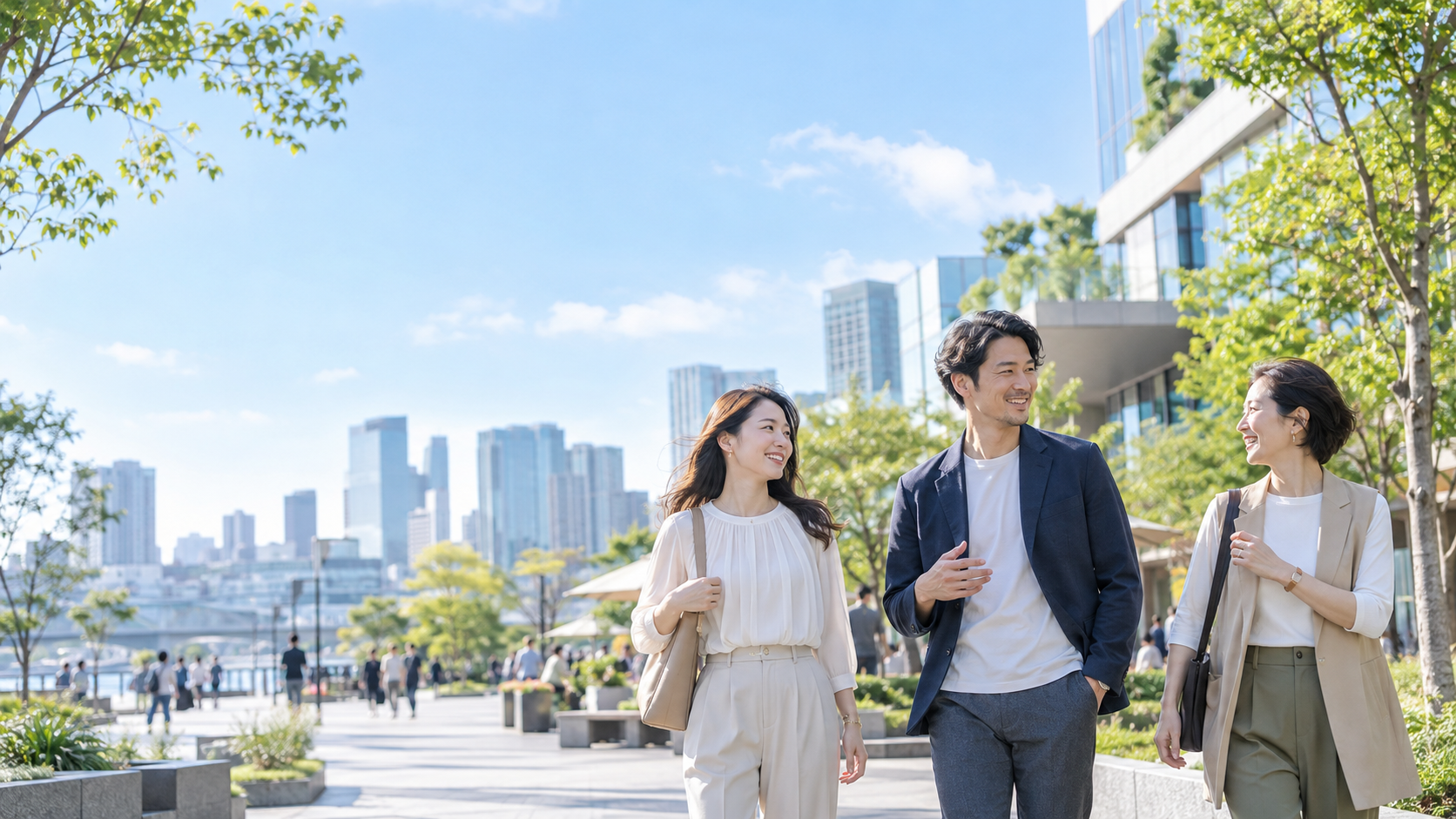 暮らしと人のつながりを表すイメージビジュアル